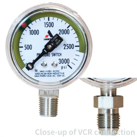 IPS-300 UHP 半导体气体指示压力开关