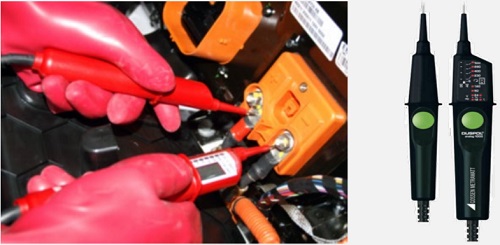 METRAHIT IM E-DRIVE进行新能源汽车安全检测